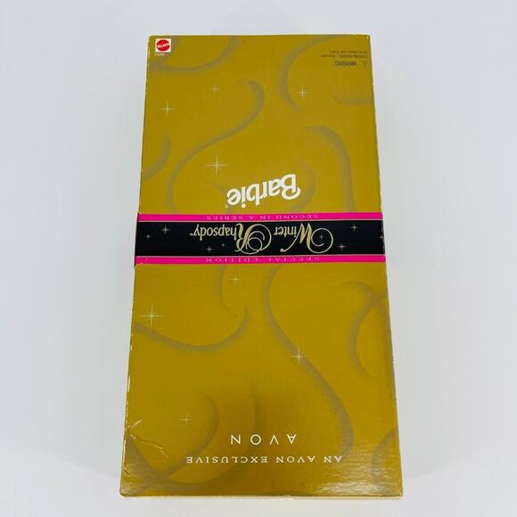 Winter Rhapsody Avon Exclusive Vintage Collector's Barbie Doll 16353 - NRFB /NIB - Picture 3 of 11